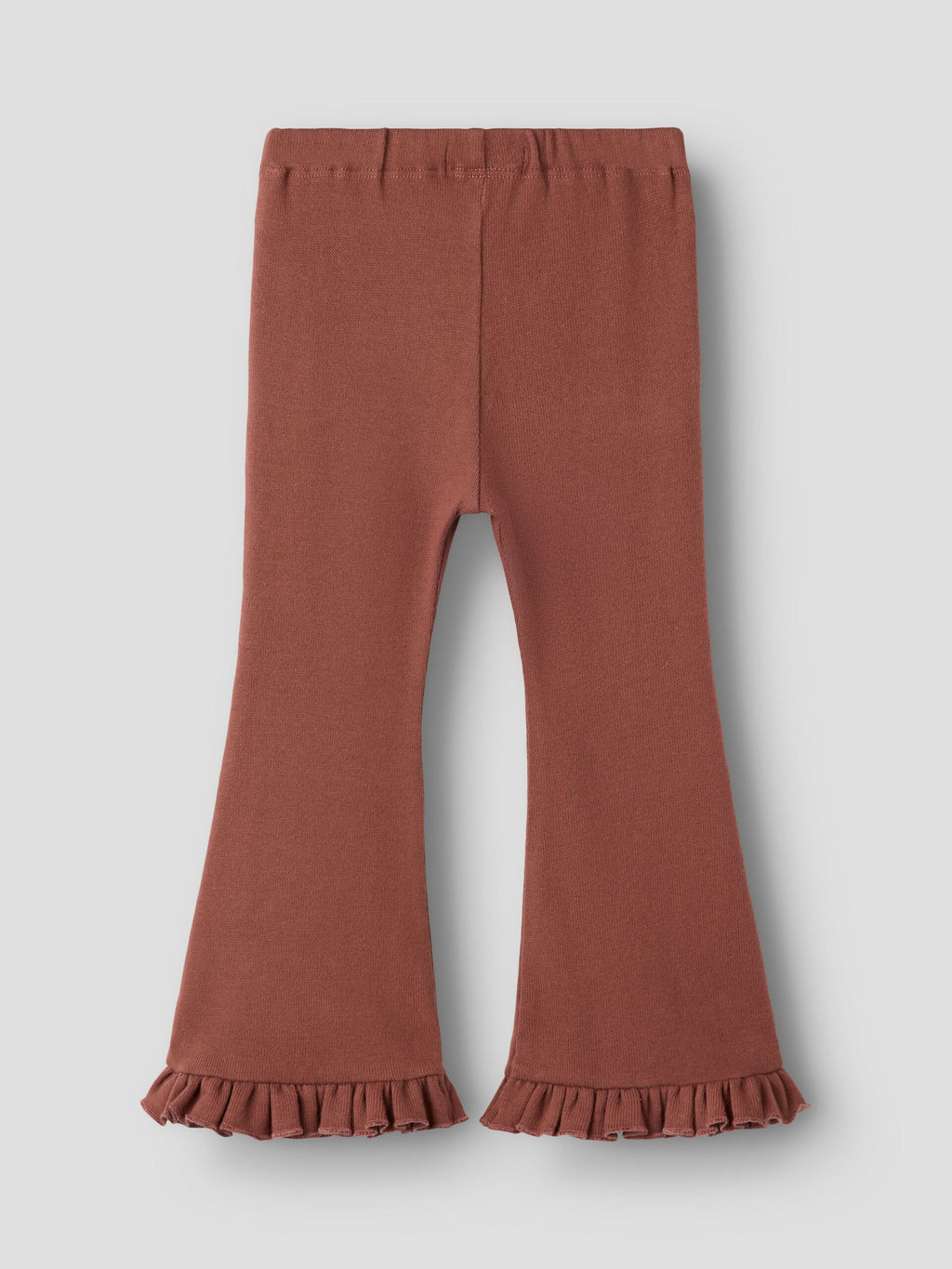 Lil’ Atelier Thoro Har bootcut bukse – Mahogany