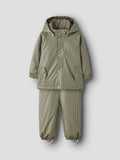 Lil’ Atelier Ladry10 vattert regnsett med striper – Twill · STRIPES