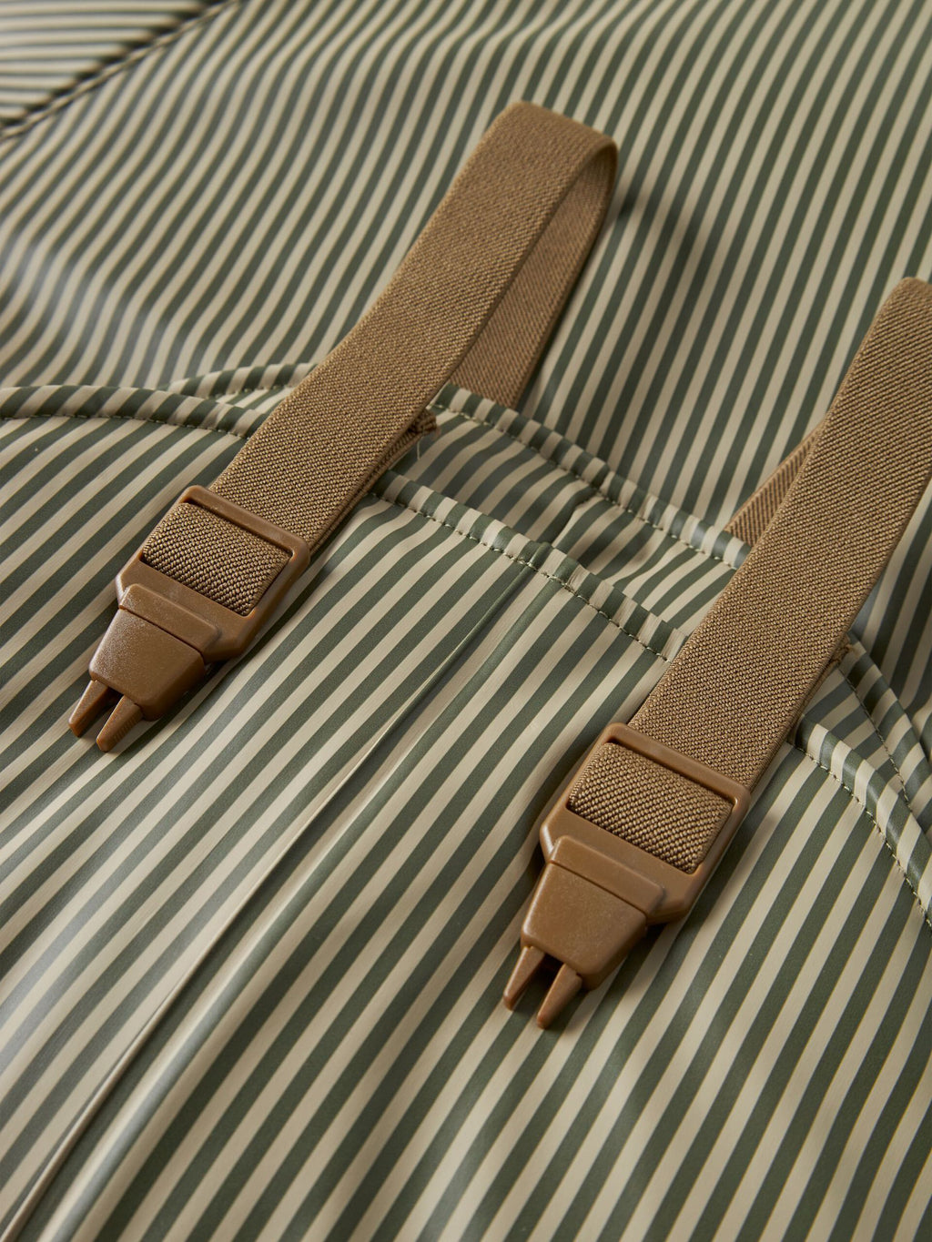 Lil’ Atelier Ladry10 vattert regnsett med striper – Twill · STRIPES