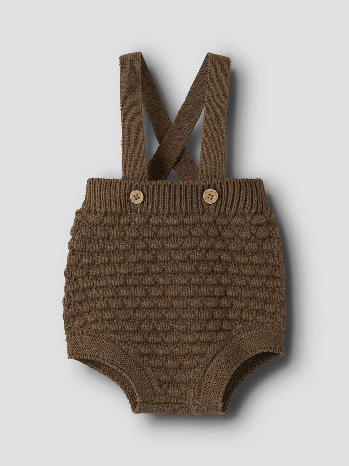 Lil’ Atelier Nobir strikkede bloomers – Teak