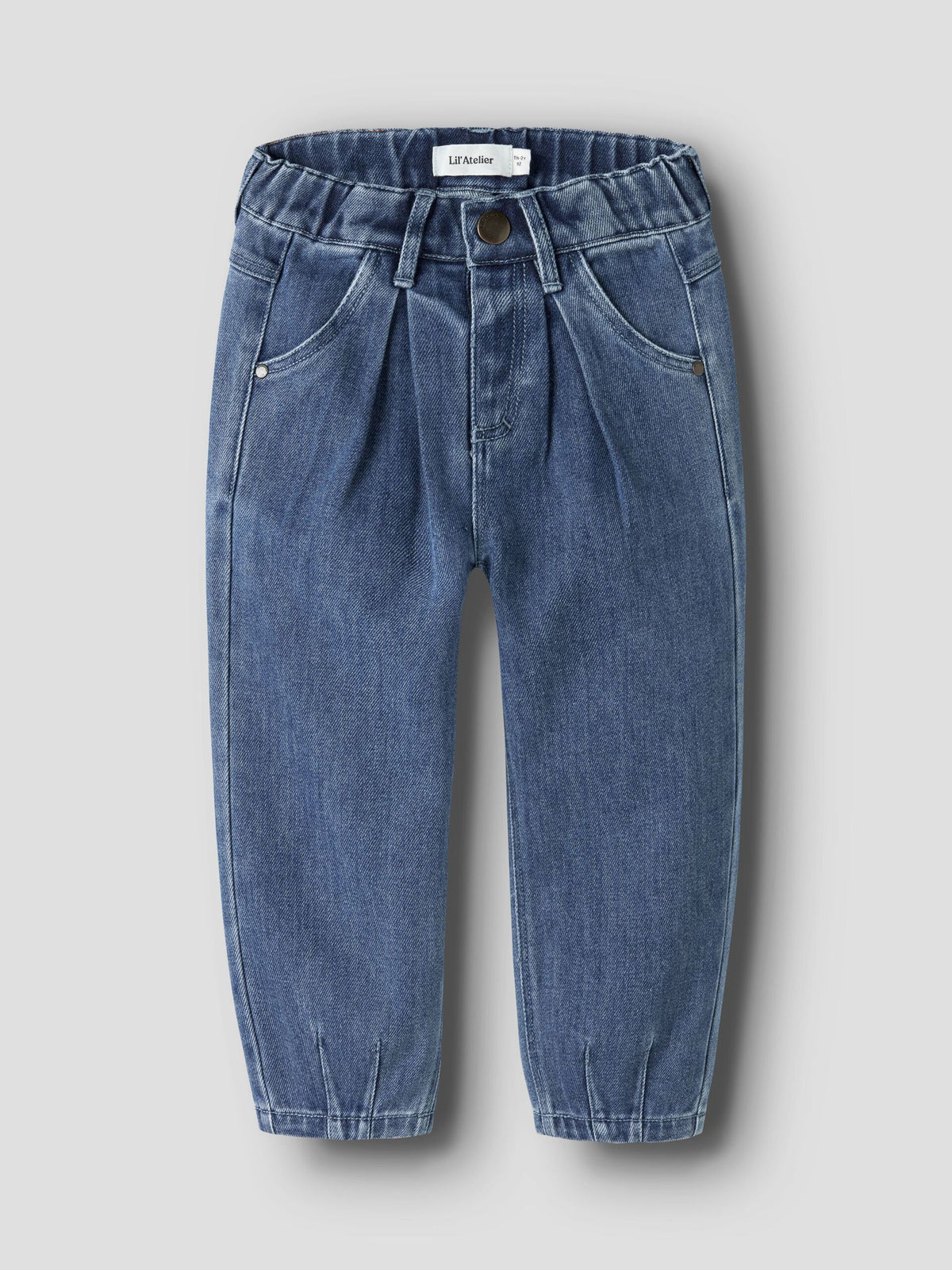 Lil’ Atelier Nobello baggy jeans – Dark Blue Denim