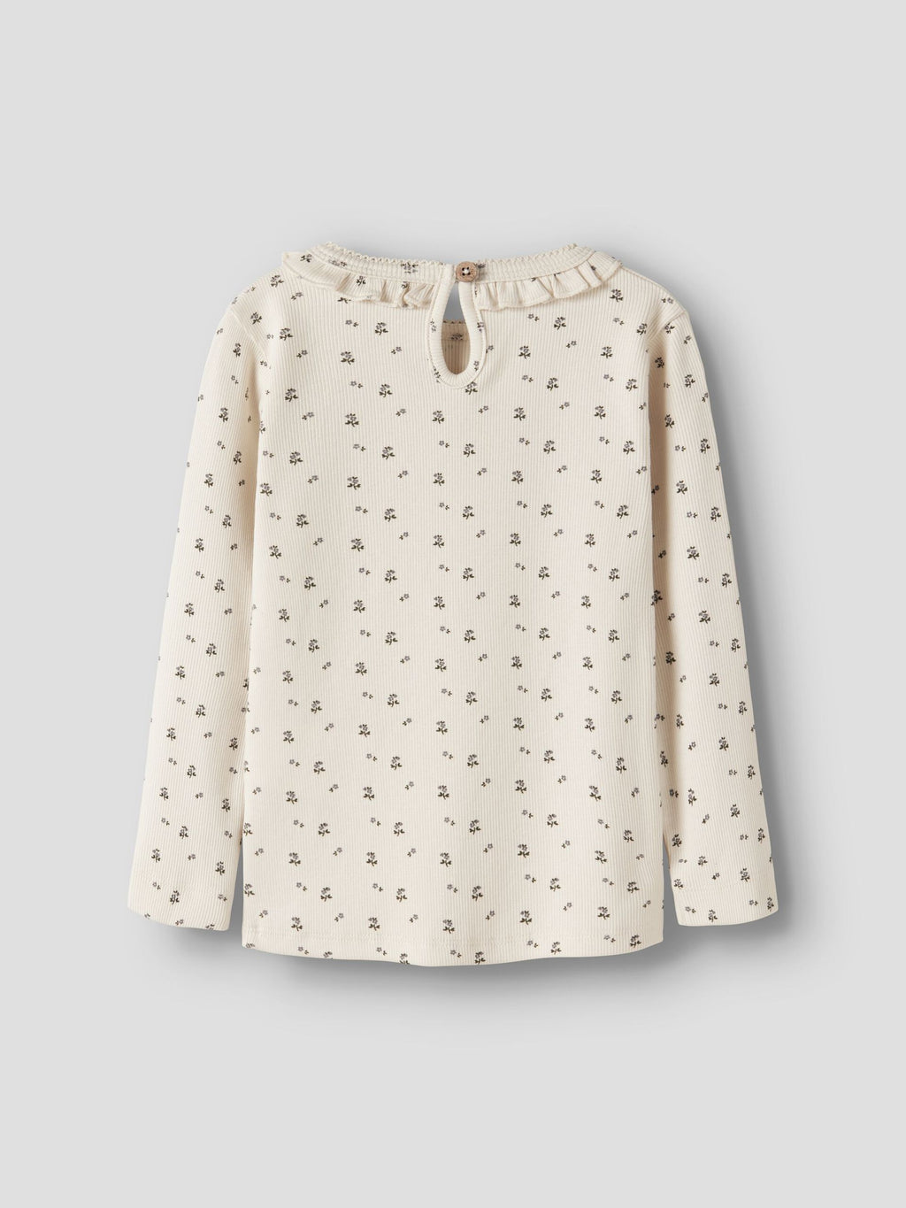 Lil’ Atelier Flago Mai langermet topp – Turtledove · ROSE FLOWER