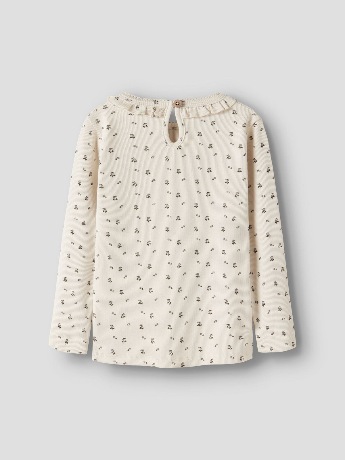 Lil’ Atelier Flago Mai langermet topp – Turtledove · ROSE FLOWER