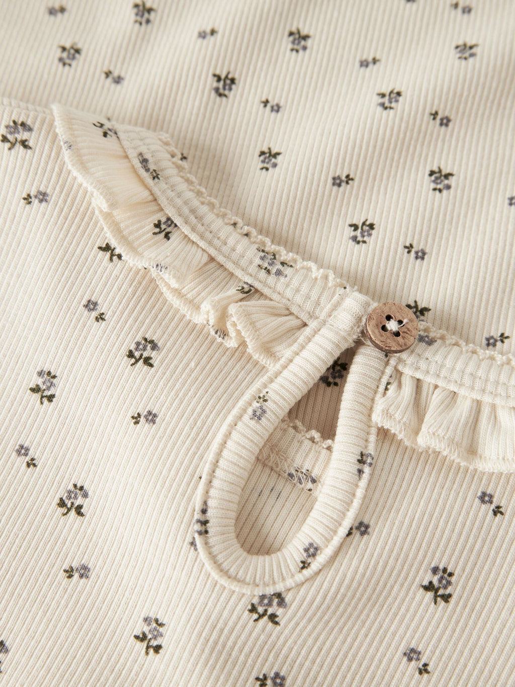 Lil’ Atelier Flago Mai langermet topp – Turtledove · ROSE FLOWER