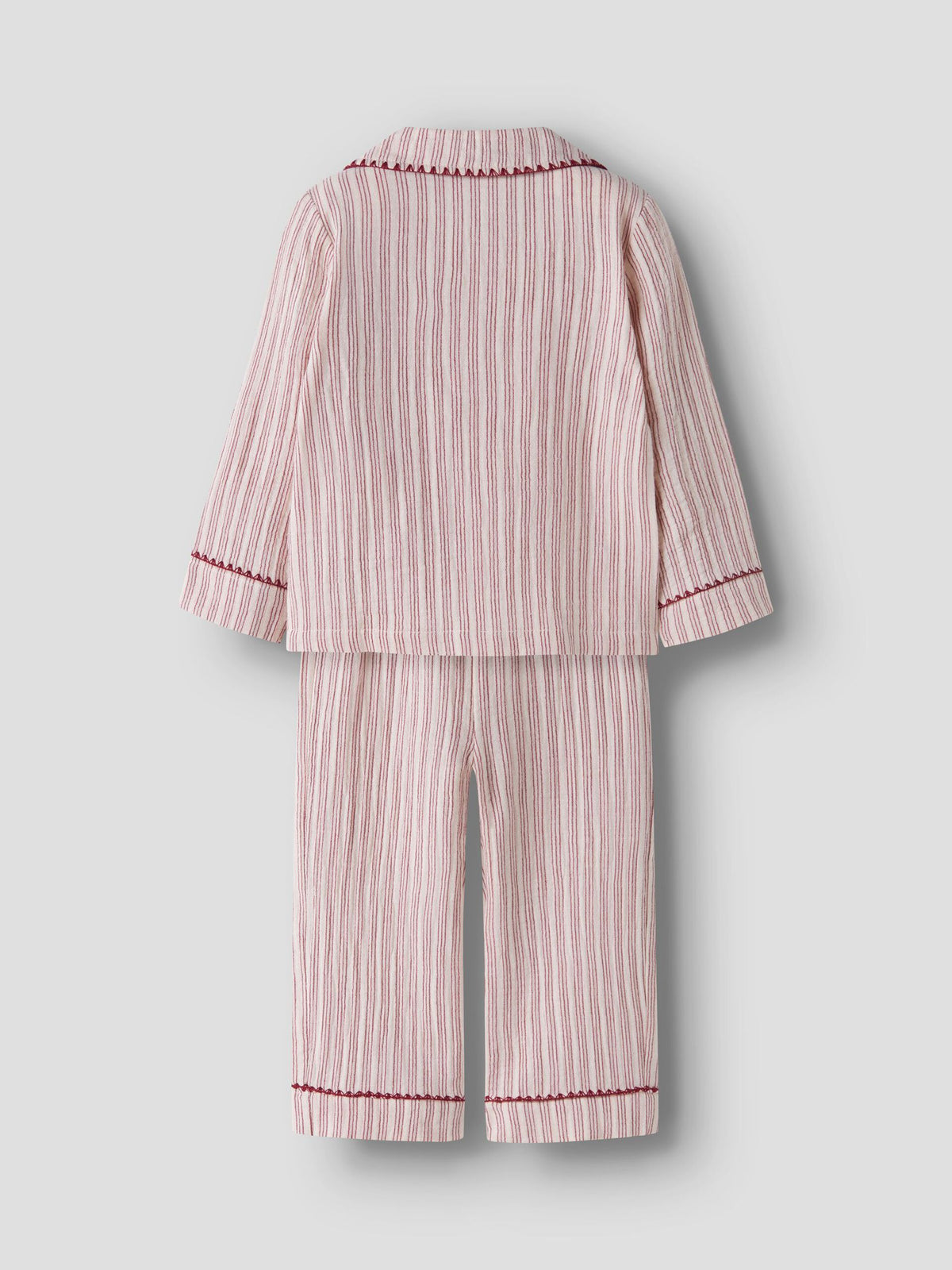 Lil’ Atelier Sage Nun pysjamassett – Turtledove · Biking Red