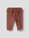 Lil’ Atelier Thoro loose bukse – Mahogany