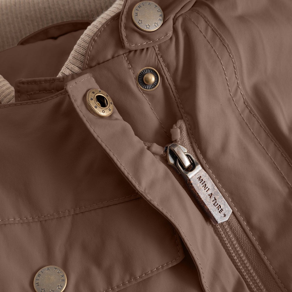 Mini A Ture MATWISTI fleecefôret vinterdress – Chestnut Brown