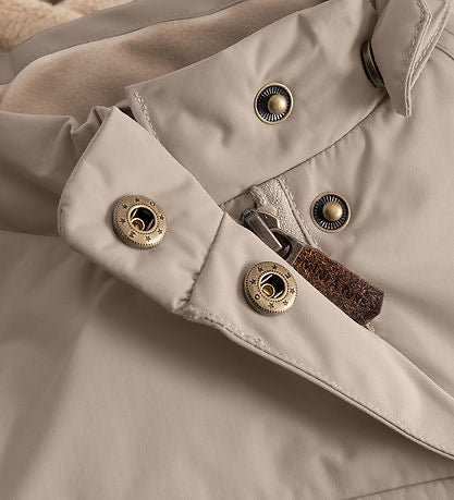 Mini A Ture MATWANG fleecefôret vinterjakke – Grey Brown
