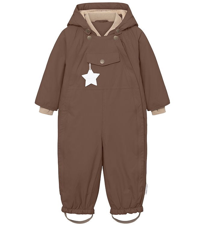 Mini A Ture MATWISTI fleecefôret vinterdress – Chestnut Brown