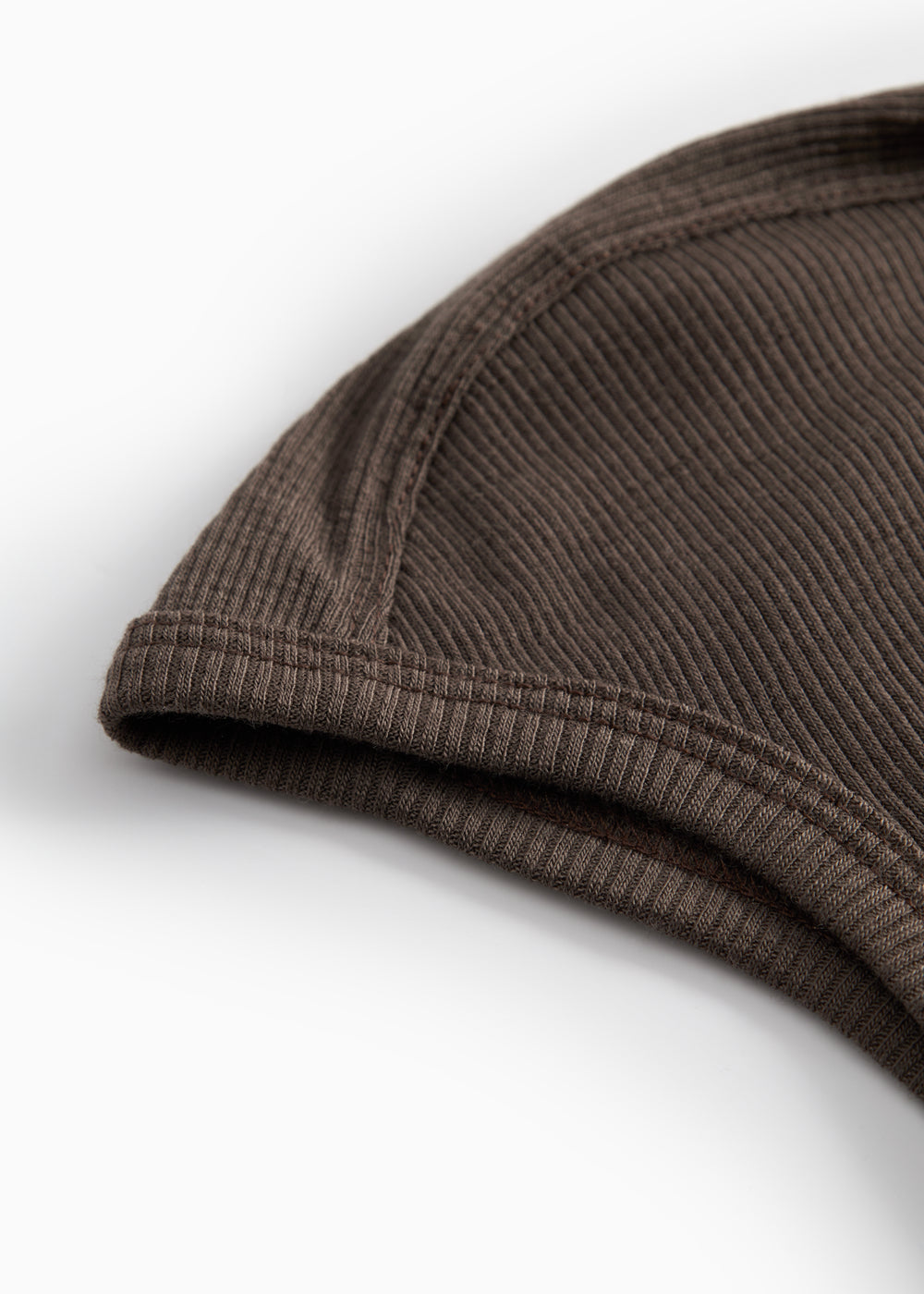 MarMar Copenhagen Hoody Wool Rib Terre - detalj