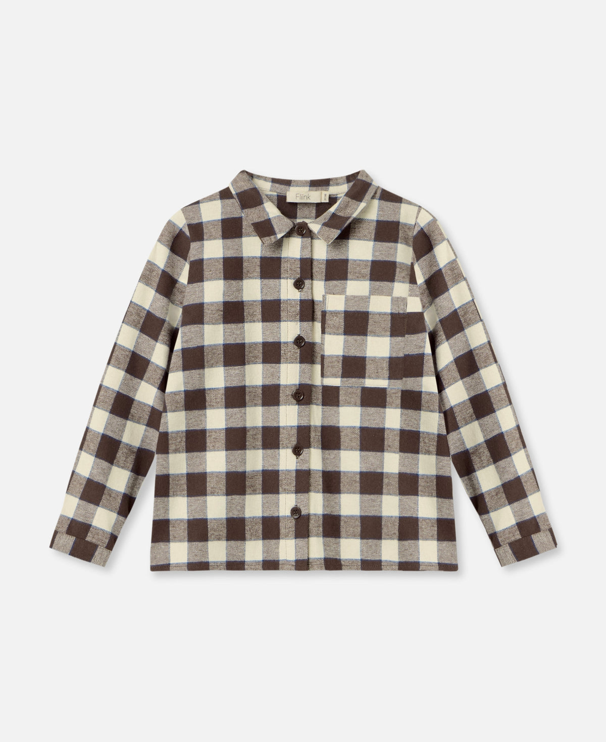 Fliink Cody LS Shirt – Insignia Check – bilde 1
