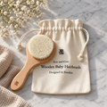 Jack o Juno Wooden Baby Hairbrush