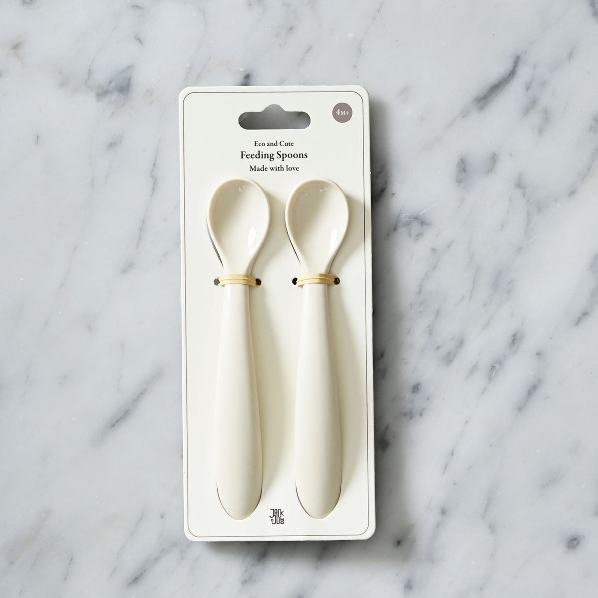 Jack o Juno Feeding Spoons (2-pack) – Cream