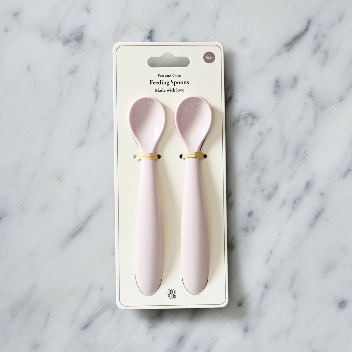 Jack o Juno Feeding Spoons (2-pack) – Light Pink