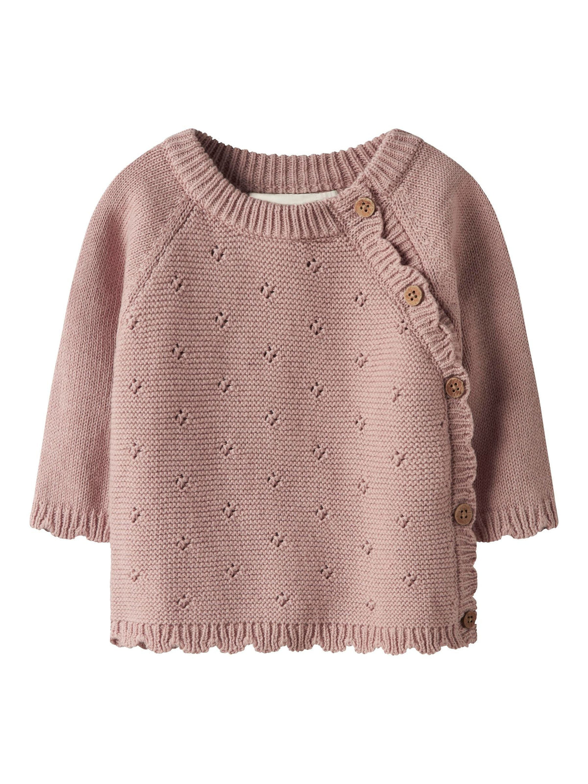 Lil’ Atelier Flaguna omslagsgenser Misty Rose, offisielt produktbilde