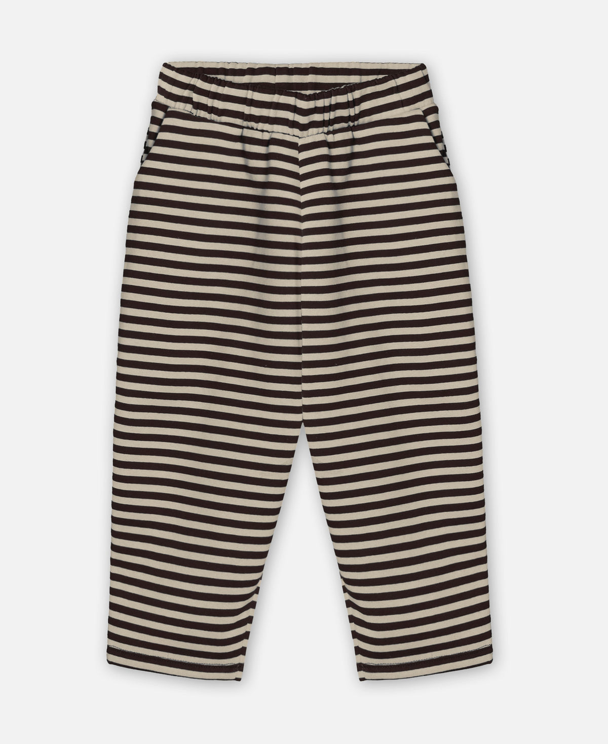 Fliink Alvin Stripe Pant – Coffee Bean / Sandshell