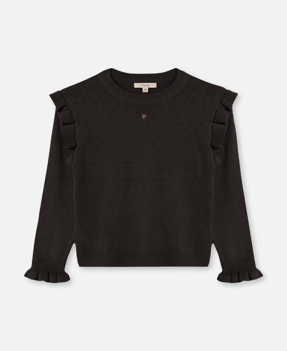 Fliink Fame O-Neck Blouse – Coffee Bean