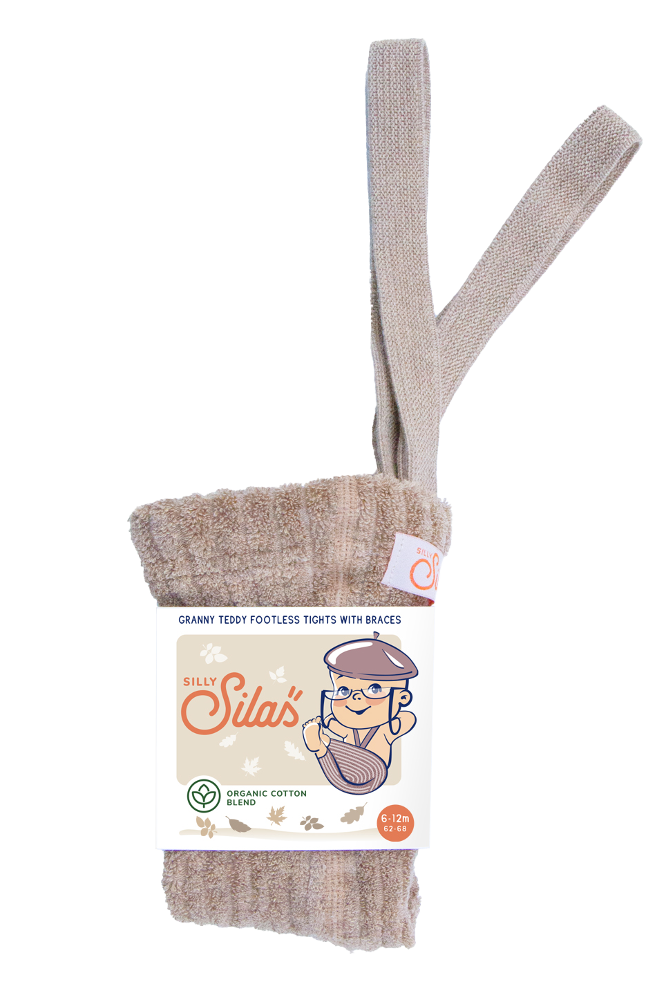 Silly Silas Granny strømpebukse uten fot – Peanut Blend